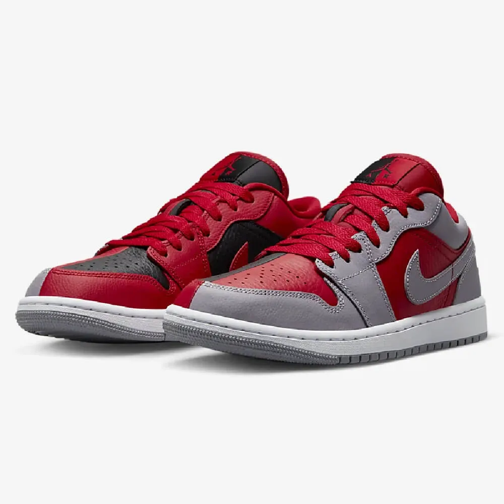 Nike Air Jordan 1 Low SE, dark red/gray