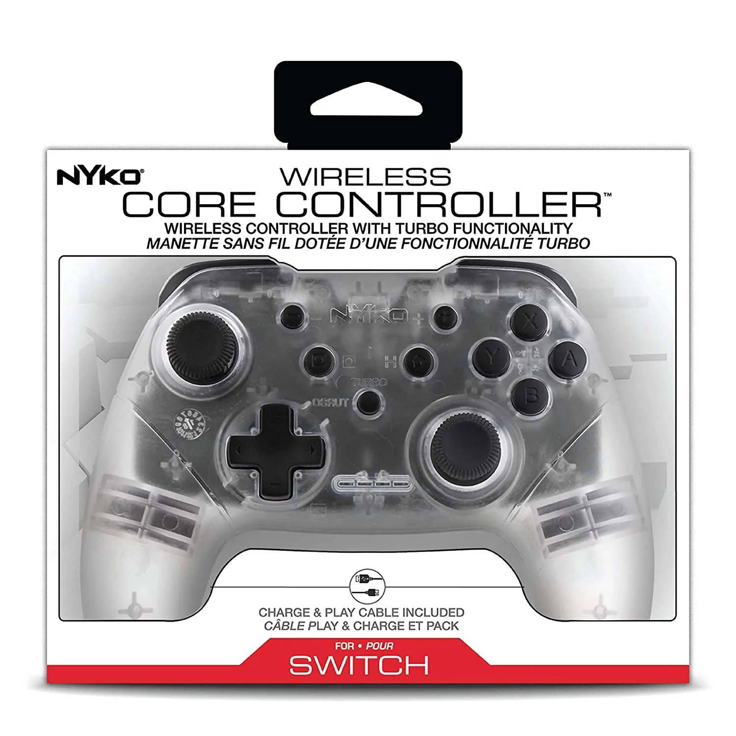 Nyko NSW Wireless Core Controller Clear (87260)