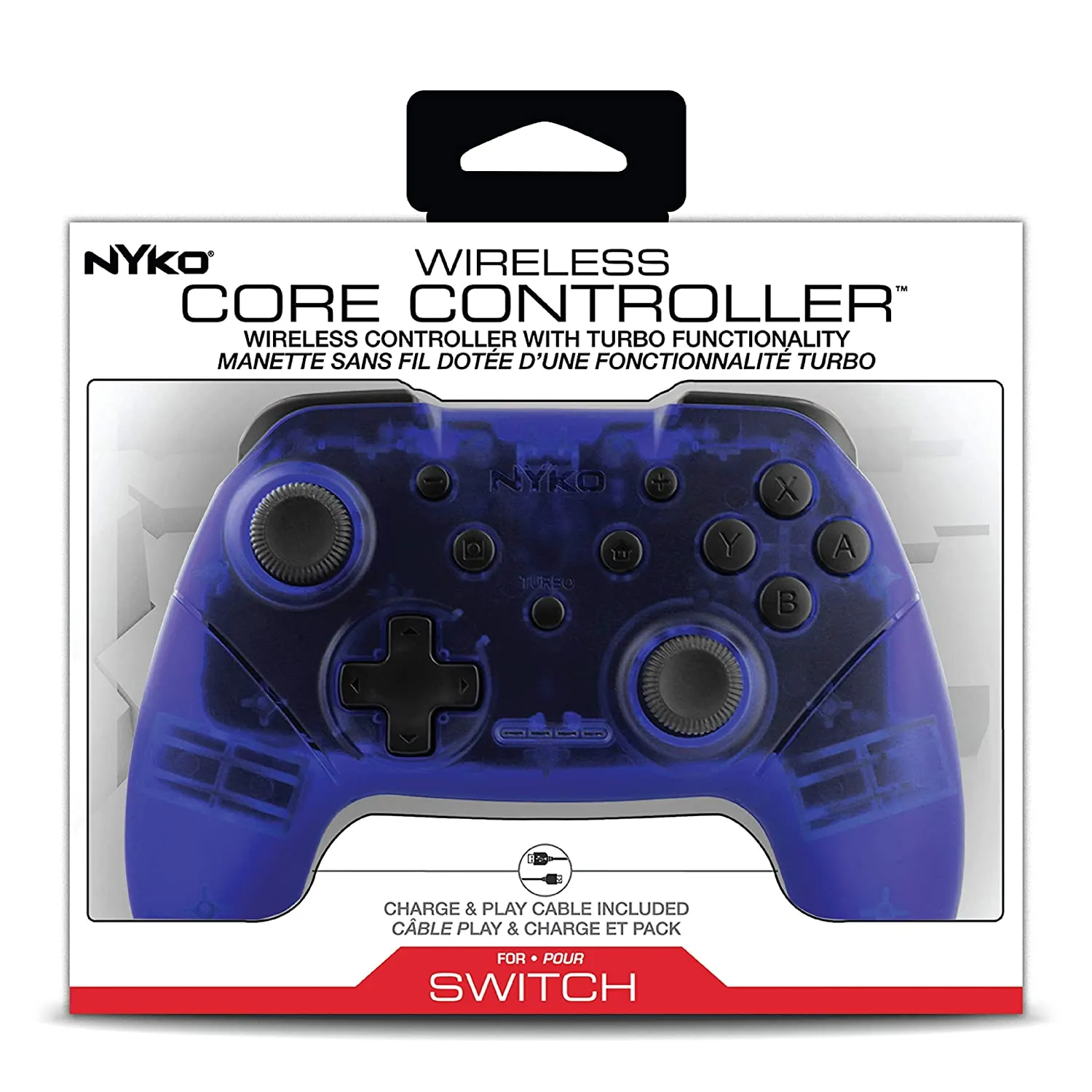 Nyko NSW Wireless Core Controller Translucent Blue (87263)