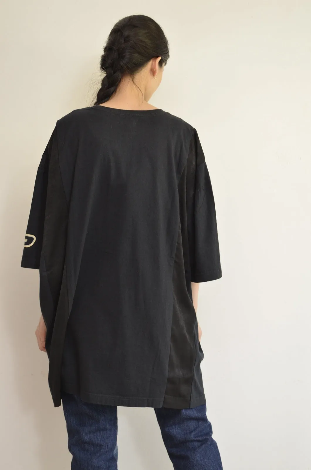 nyoroli TAPE TEE_BLK_01