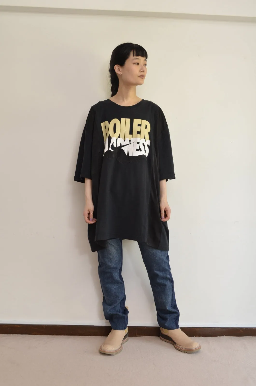 nyoroli TAPE TEE_BLK_01