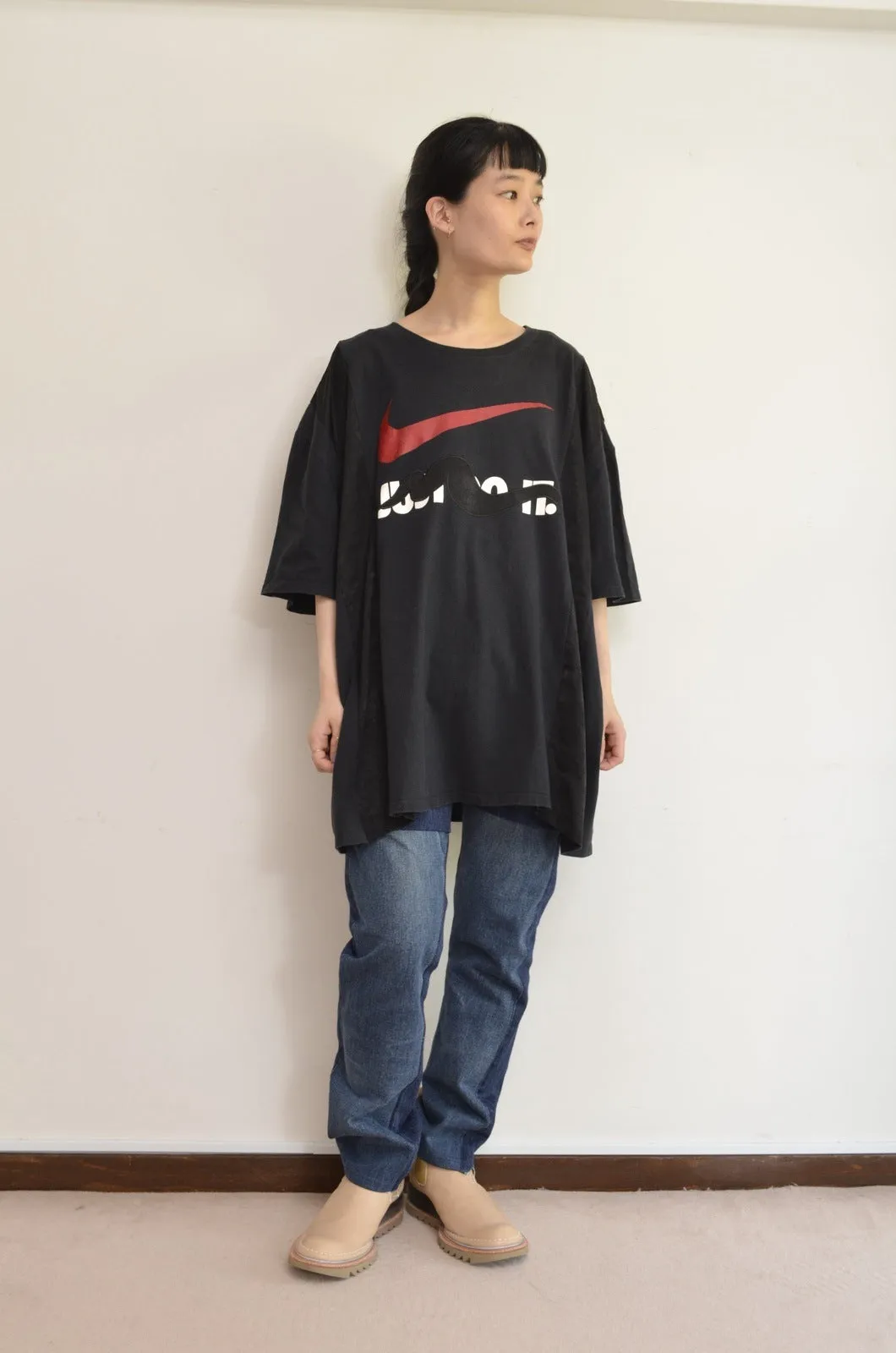 nyoroli TAPE TEE_BLK_02