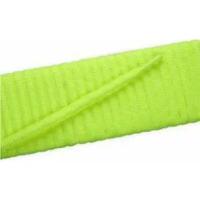 Oval Athletic Laces - Neon Yellow (2 Pair Pack) Shoelaces