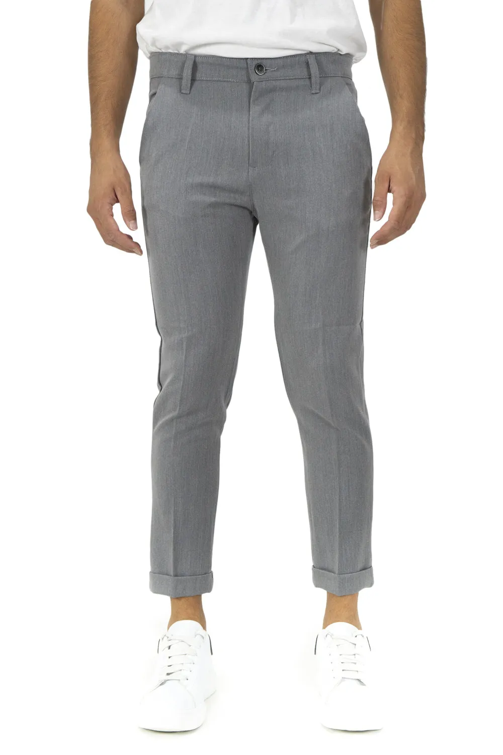 Pantalone Uomo Casual Con Bottone centrale Art. Pt144