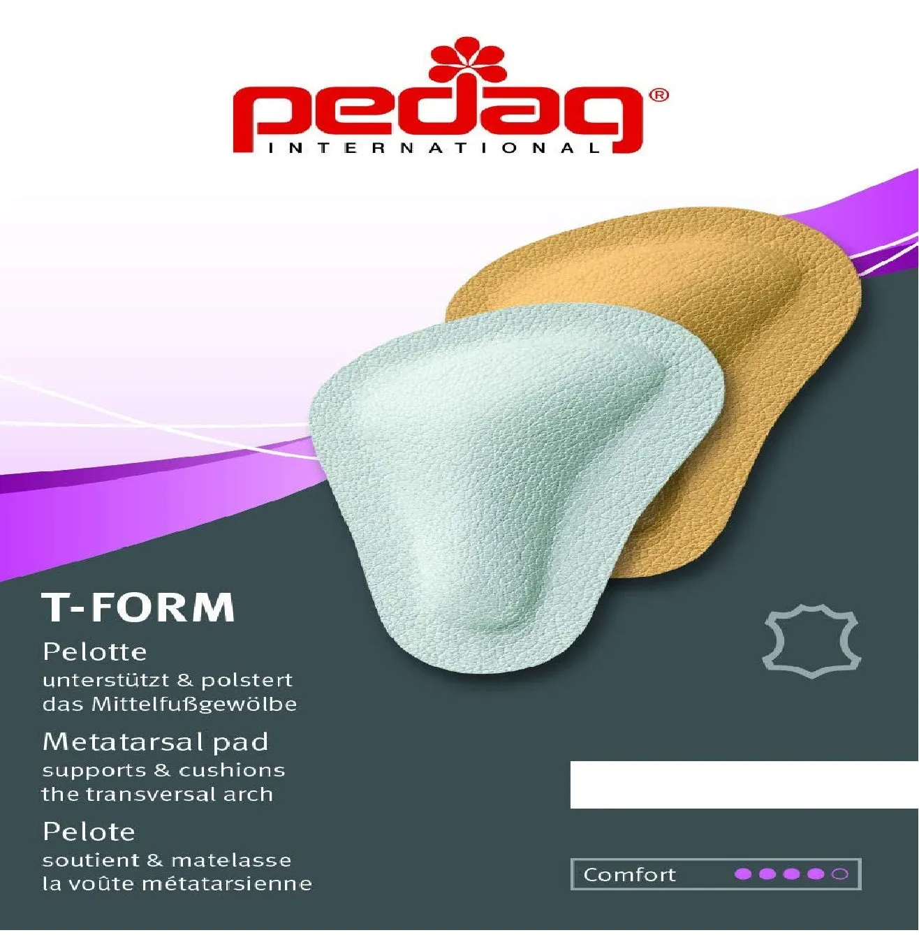 Pedag T-Form Metartarsal Pad #PEDTFORM - One Pair