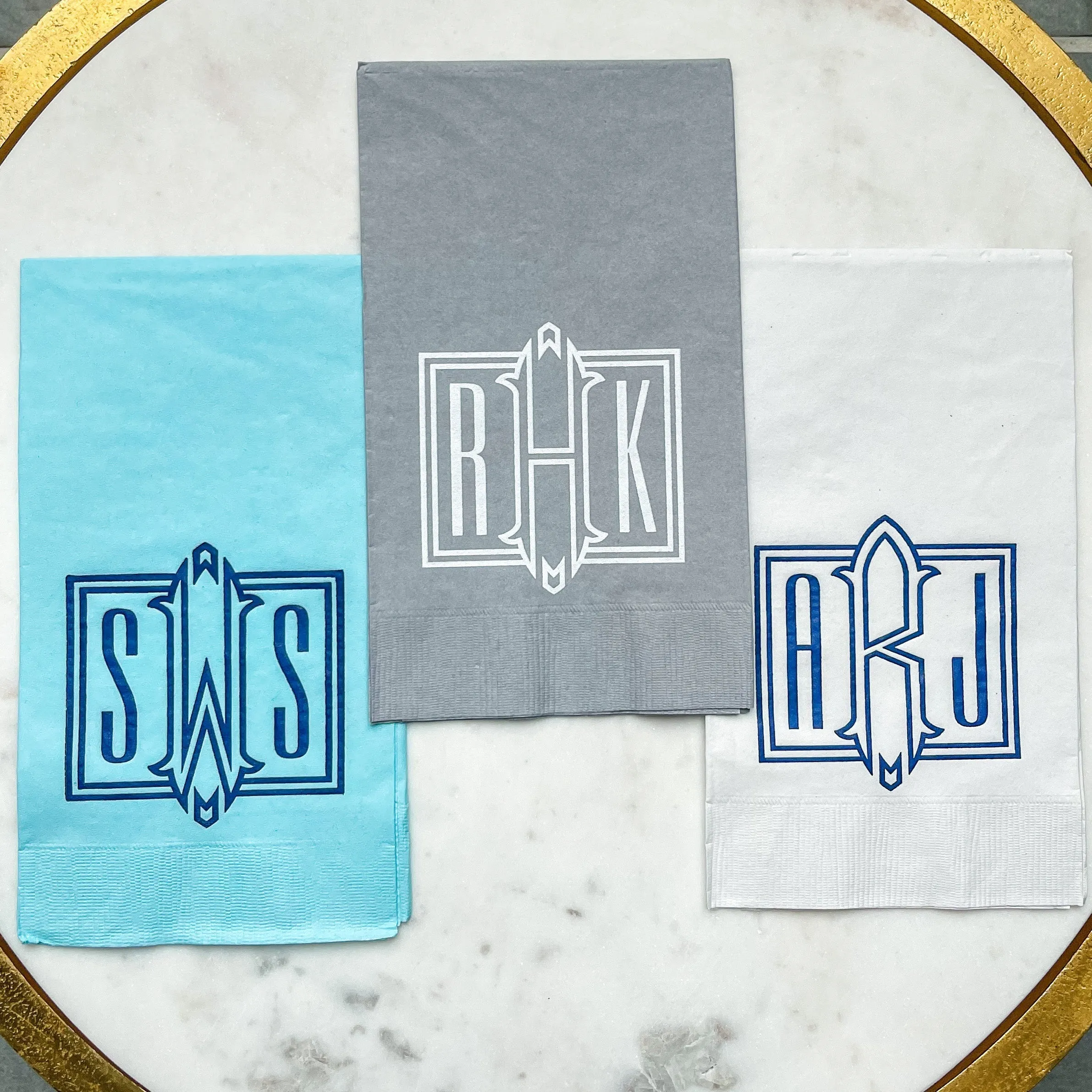 Personalized 3Ply Guest Towels