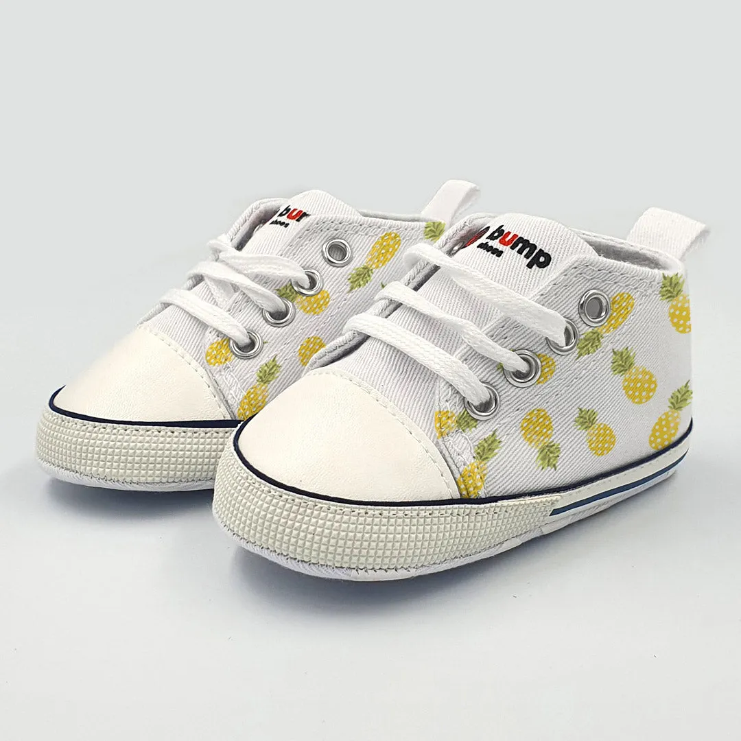 Pineapple Print Baby Bump Shoes