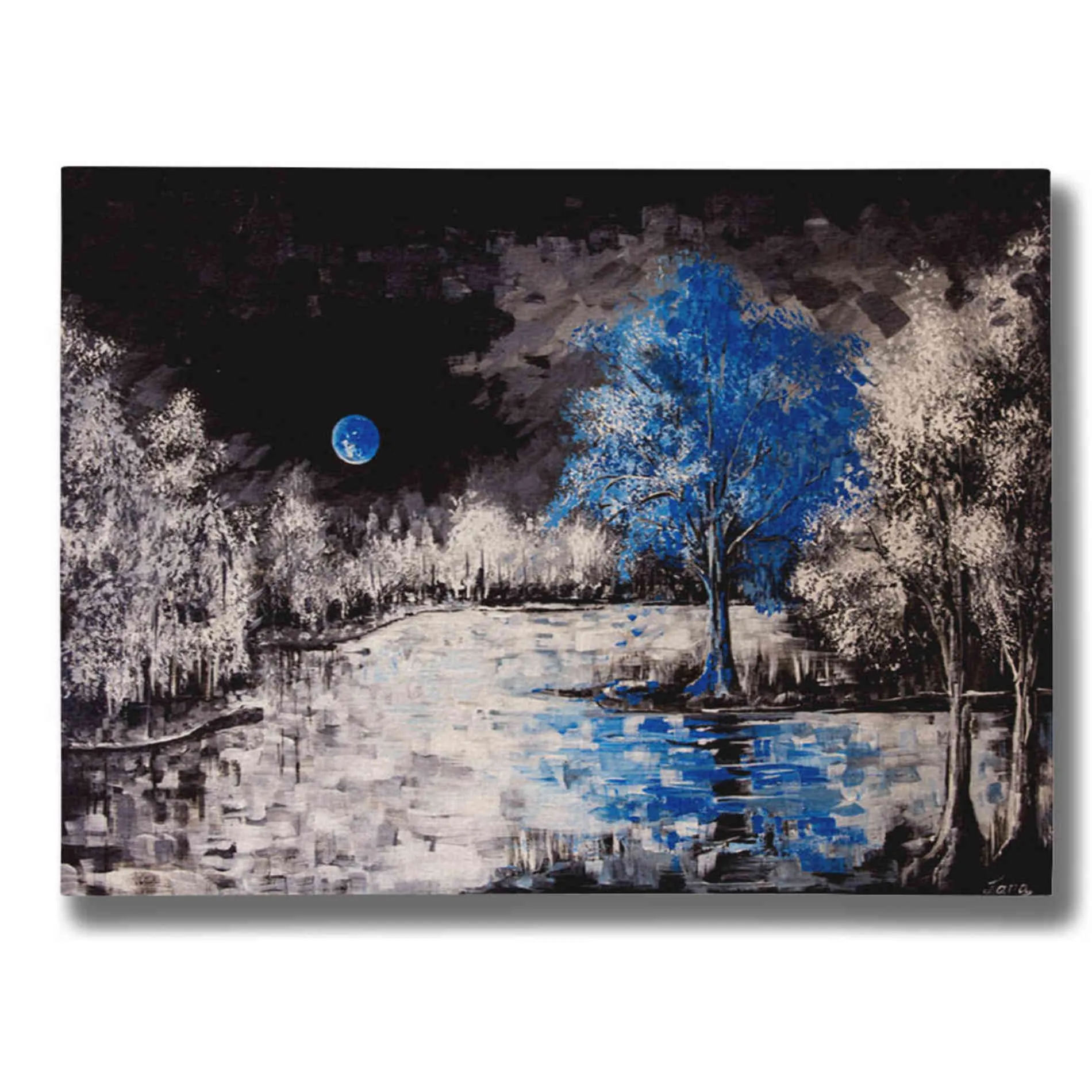 "Blue Moon" Giclee Canvas Wall Art