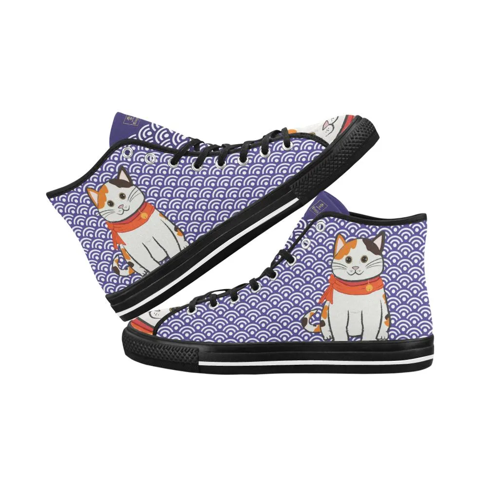 "Manekiko" Beckoning Cat Equil High Tops - Mens