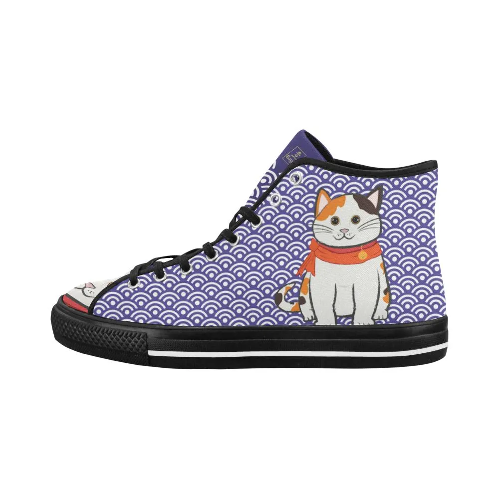 "Manekiko" Beckoning Cat Equil High Tops - Mens