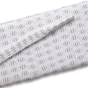 Reflective Flat Laces - White (1 Pair Pack) Shoelaces