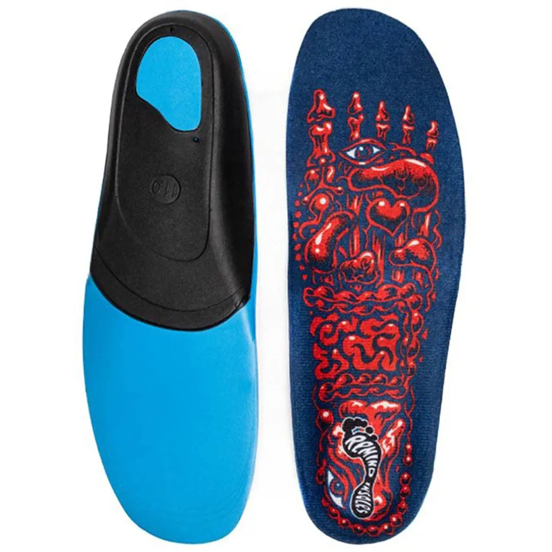 Remind Insoles Cush Classic 4mm Mid-High Arch Reflexology Insoles