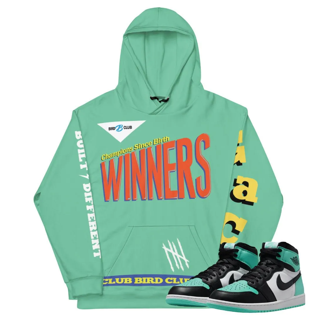 Retro 1 "Green Glow" Winners Hoodie