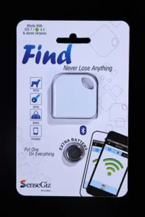 SENSEGIZ FIND - WHITE (APP-BASED ACCESSORY)