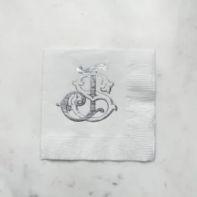 Silver Foil 3Ply Napkins