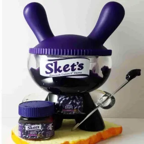 Sket's Concord Grape Jelly 8" Custom Dunny by Sket-One