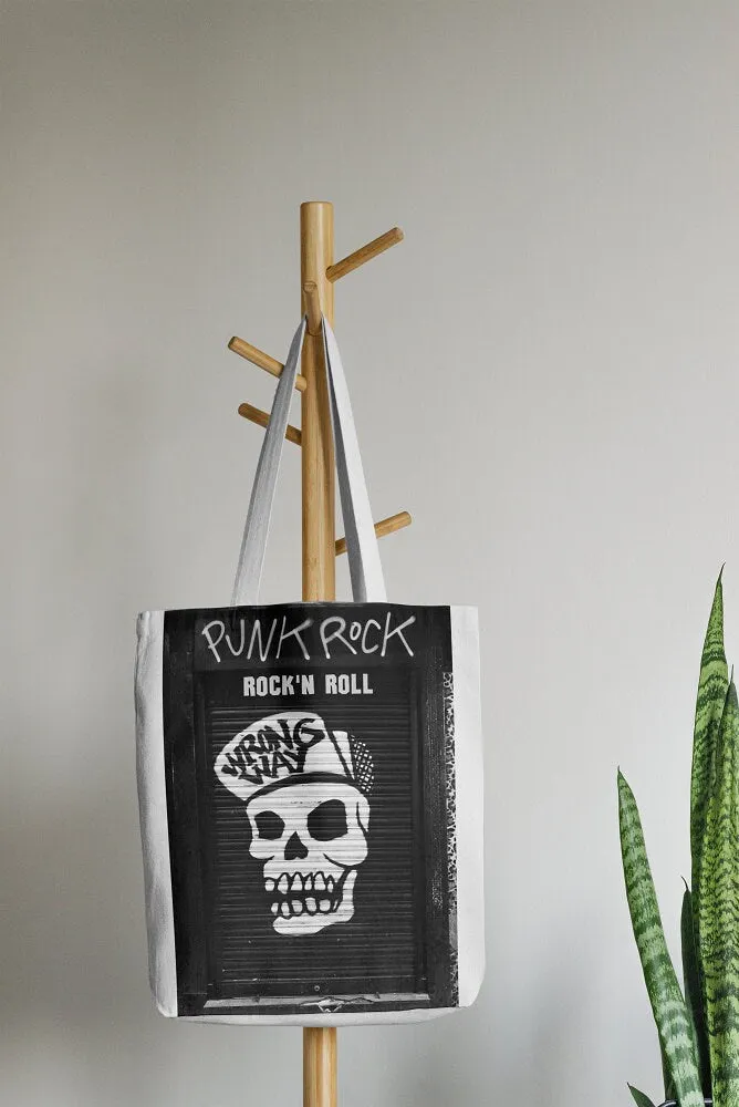 Skull Punk Rock Wall Art INSTANT DOWNLOAD Art Print, Post Punk Poster, Black And White Wall Art, Rock’N’Roll