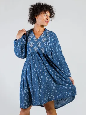 Sohla Mini Dress - Indigo Mix