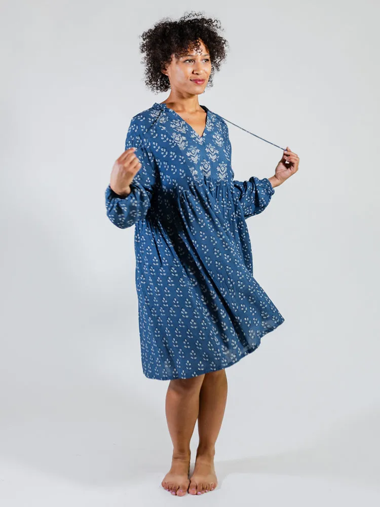 Sohla Mini Dress - Indigo Mix