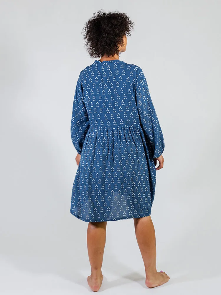 Sohla Mini Dress - Indigo Mix