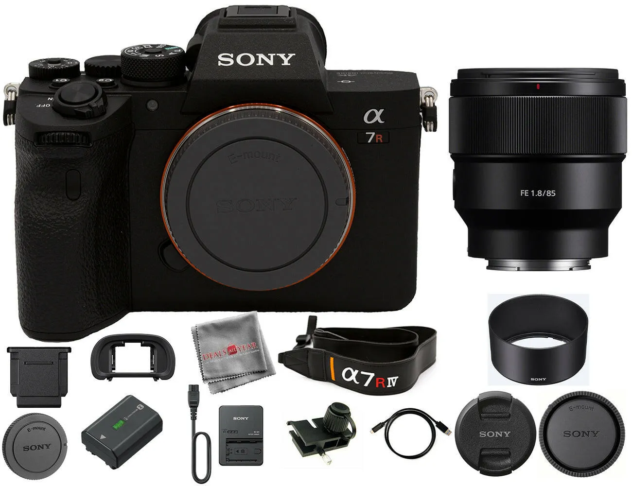 Sony Alpha a7R IVA Mirrorless Digital Camera with FE 85mm f/1.8 Lens