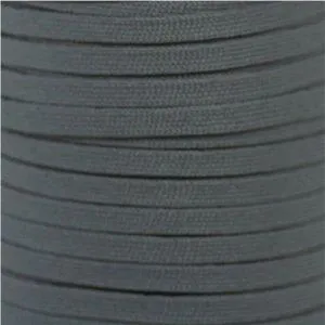 Spool - 5/16" Flat Tubular Athletic - Gray (144 yards) Shoelaces