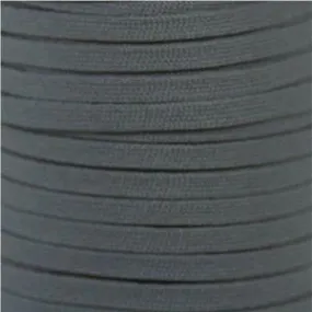 Spool - 5/16" Flat Tubular Athletic - Gray (144 yards) Shoelaces