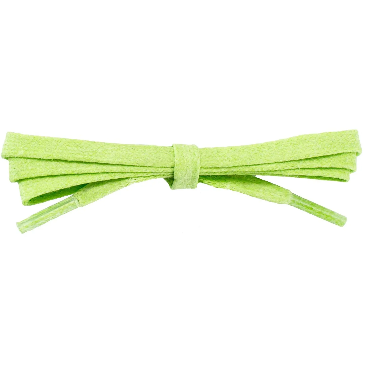 Spool - Waxed Cotton 1/4" Flat Dress - Lucky Lime (100 yards) Shoelaces