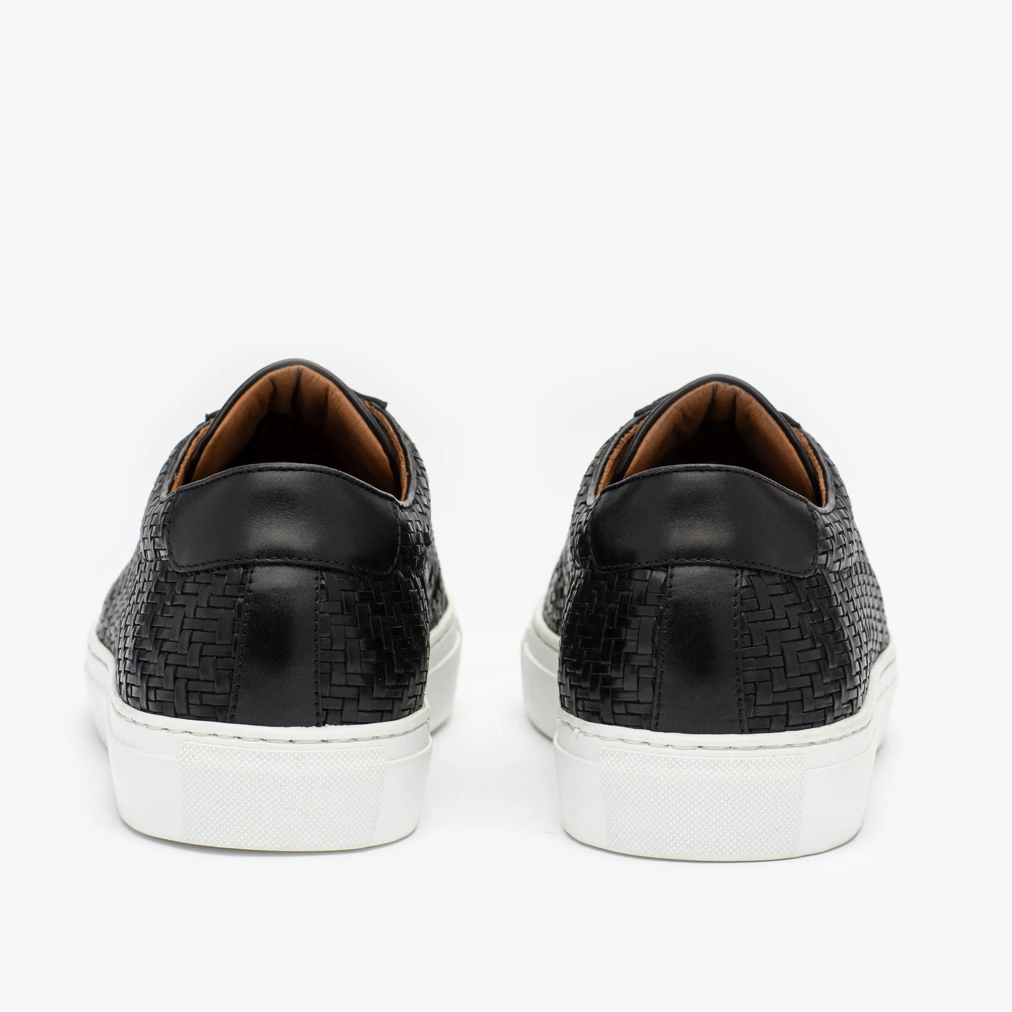 The Sneaker in Black Woven