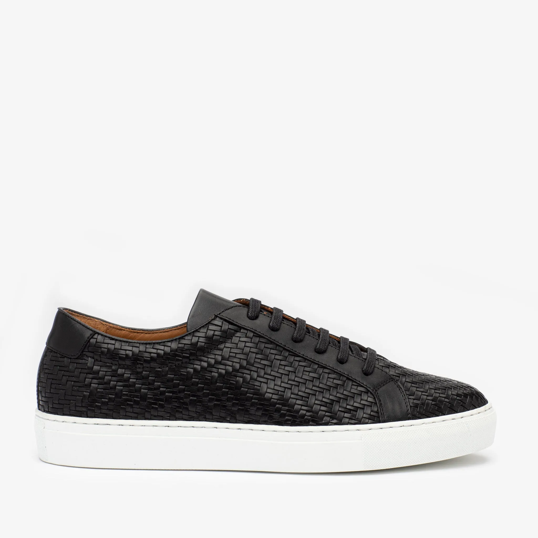 The Sneaker in Black Woven