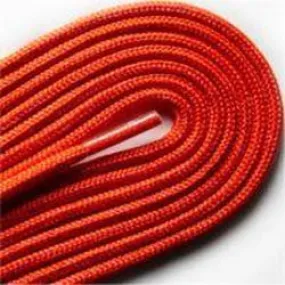 Thin Round Fashion Dress 1/8" Laces - Orange (2 Pair Pack) Shoelaces