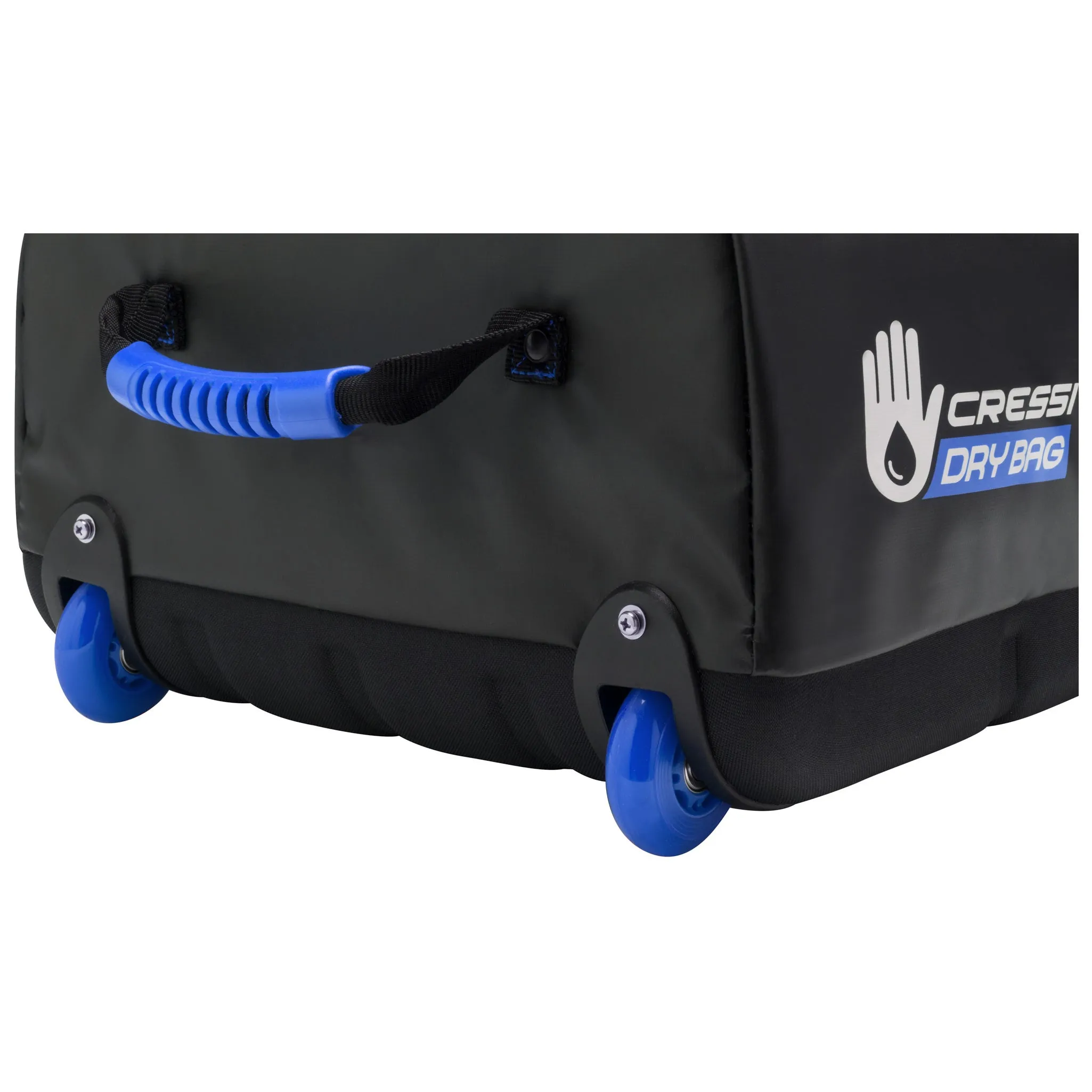 Cressi Tuna Dry Wheeled Bag - Black/Blue, Pre-Owned in Excellent Condition