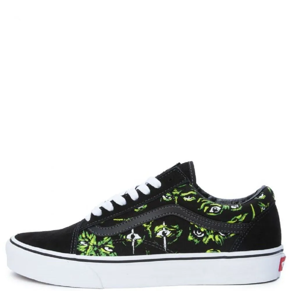 Vans Men's Eyes in the Dark Old Skool Shoes - Black / Green