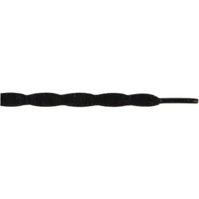 Wholesale Squiggle 5/16" - Black (12 Pair Pack) Shoelaces