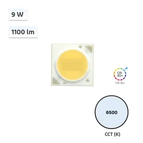 YUJILEDS® CRI 95  9W COB LED 6500K - 135L - 10pcs